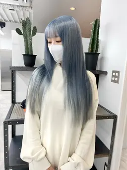 【レディースカット+ダブルカラー】ケアブリーチ+カラー🦖 ⋆͛