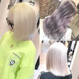 オススメ‼️超お🉐【♦️同時に髪質改善♦️】りんご幹細胞トリートメント全頭ブリーチ＋カラー