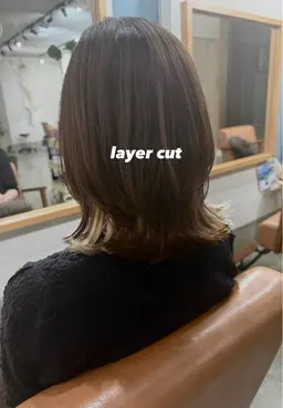 【平日・土日どちらも◎】レディースカット💇🏼ロング・レイヤースタイル💇🏼+シャンプー🧼