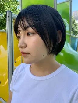 【カット＋ポイントストレートパーマ（前髪＋顔まわり）＋3stepトリートメント♡】