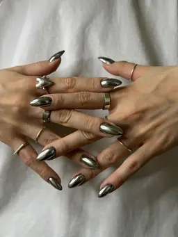 ミラーネイル(ワンカラー、グラデーション)