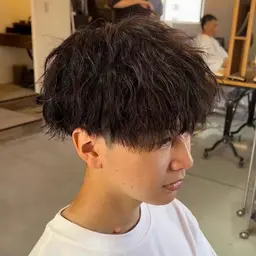 【19時半以降限定】モデルメニュー✨🉐メンズカット➕メンズパーマ¥3300