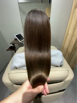 カット+艶髪縮毛矯正＋トリートメント