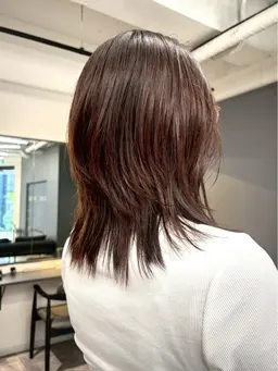 【人気No.1💞】透明感/色持ち◎大人気イルミナカラー+Aujuaトリートメントでサラ艶髪に💫.*･ﾟ