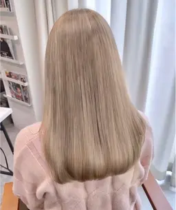 【💫期間限定💫】カット＋リタッチブリーチ+カラー＋髪質改善トリートメント