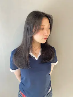 【早い者勝ち‼️】カット+カラー+シルクトリートメント🫧 (ロング料金無し)韓国レイヤー🇰🇷暖色カラーも⭕️