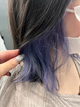 【🎀ミニモ学割🎀】🍑カット＋艶カラー＋インナーカラー＋🫧バブルトリートメント🍑