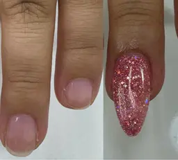 ジェリップ長さだしワンカラー💅オフなし