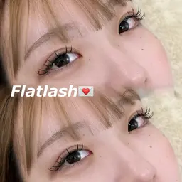 フラットラッシュ120本※施術時間60分⏱‪𓈒𓏸〈恵比寿.渋谷.原宿🐾〉リピーター様+¥330