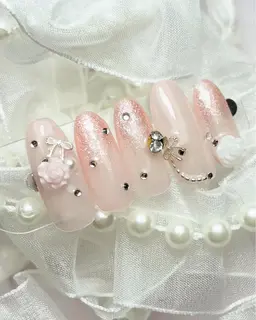 自爪ジェル/定額アート/デザインサンプルから選べる/オフ代別途+¥1000(フォトスナップに他のデザインあり)