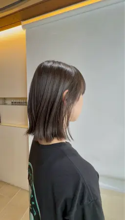 ケアカラー+シャンプーブロー