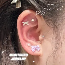 【顔周りすっきり＆オシャレ✨】耳つぼジュエリー10個💎