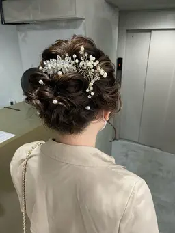 ヘアセット🎀⟡.·