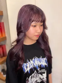 ダブルカラー(ブリーチリタッチ+オンカラー)*+:•*∴:♡.•♬✧ +トリートメント