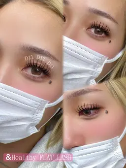 🦋《モチ&ボリューム重視》Wフラットラッシュ100束　🦋【LEDに変更＋1100円】