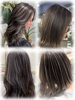 ✨️「筋感を出して立体的に！」✨️ ハイライト➕カット💕白髪ぼかしにもおすすめ！！💠