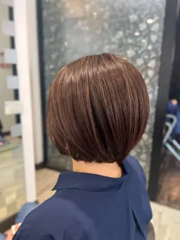 【朝のセットが楽になる髪質改善】カット+ヘアカラー+髪質改善TR