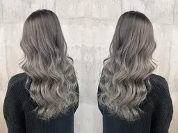 グラデーションブリーチ+ケアカラ－