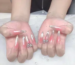 ✨ マグネットチークネイル✨ソフトジェルオフ込み
