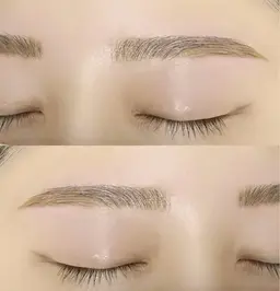 【ご新規様】眉毛ワックス脱毛〔眉毛ワックス+毛量調節+眉メイクまで〕