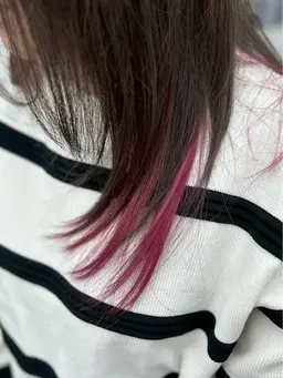 ブリーチあり + インナーカラー + シャンプーブロー + トリートメント