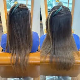 最高級美髪矯正ストレート＋ケアプロ使用フローディアトリートメント