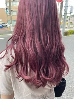 カット+ケアブリーチ+カラー