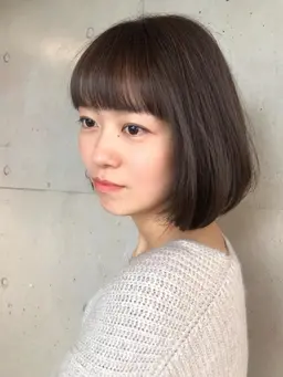 リタッチカラー+前髪カット