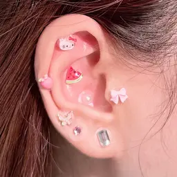 ❤️‍🔥👂耳ツボジュエリー💎　つけ放題　耳ツボjewelry