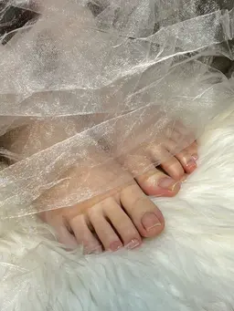 フット ジェルネイル オフのみ フットバス有り