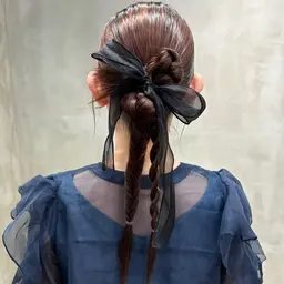 お呼ばれヘアセット🫧🎀