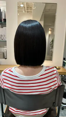 口コミを投稿していただける方限定🫧ボブカット+超音波アイロン付きトリートメント🎀🍂