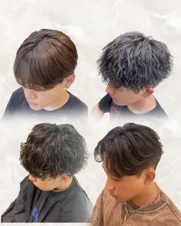 🟥1日1名限定大特価🟥💈【メンズカット×パーマ】波巻き・ツイスパ・シャドウ・フェザー・ニュアンスなど👌🚩