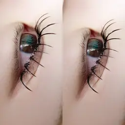 大人気LEDエクステ フラットマットラッシュ 100本