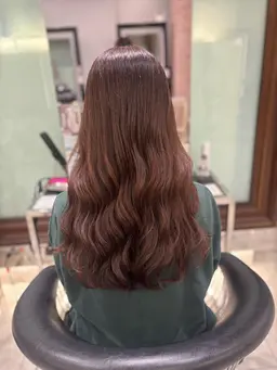 【🌼カット+コテ巻き風パーマ🌼期間限定50%OFFでご案内♡】クルクル乾かすだけで朝の支度が楽に✨️