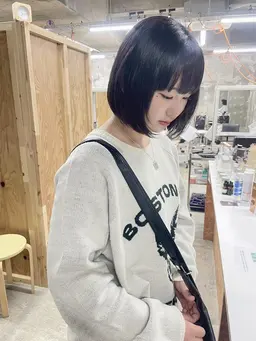 《小顔カット🎀》似合わせボブカット🩵+保湿トリートメント🧴🫧