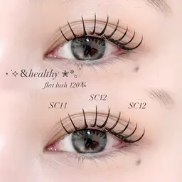 【&healthy】フラット80本×パーマ💕オフ無料