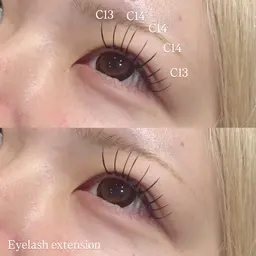【アンドヘルシー🎀♡】まつげパーマ×フラットラッシュ​〜​100本【指名料込】