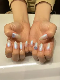 【練習モデル】オフ無し⭐️10本長さ出し➕ワンカラー🖐🏻💛