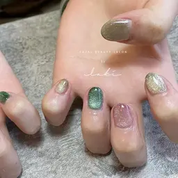 オフなし🧡マグネットネイル