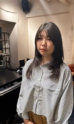 レイヤーカット（肩下10cm以上）