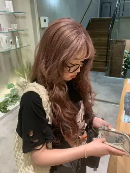 《透明感no.1》ブリーチなしダブルカラー＋トリートメント