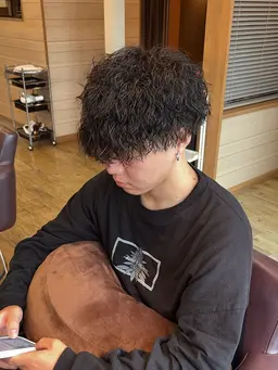 メンズカット✂︎+特殊パーマ(スパイラル・ツイストスパイラル)⛓