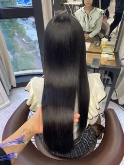 美髪縮毛矯正+質感トリートメント✨