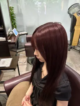 ✨赤み撃退アディクシーカラーor暖色艶カラーor暗染め（黒染め可）✨&トリートメント