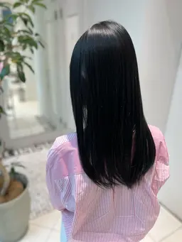 アミットケアカラー×地毛風ストレート