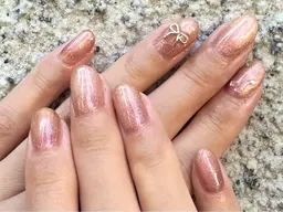 【ハンド】ワンカラー+パーツ2個付き〔オフ無料〕