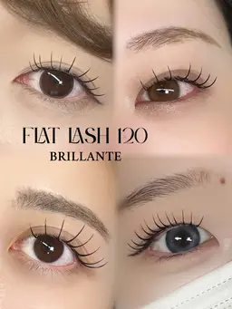 オフあり✨まつげエクステ フラットラッシュ120本