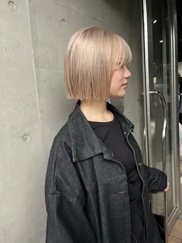 🤍期間限定🤍2ブリーチ＋カット＋カラー＋トリートメント¥20980 [表参道/原宿/明治神宮前/渋谷/ホワイト系]