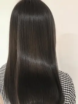 縮毛矯正& 潤いトリートメント